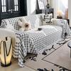 Summer Ice Slicky Fiber Sofa Cover, Pet Friendly, Suitable for Single Chair, Double Sofa, Three-Seater Sofa, Four-Seater Sofa, Combination Sofa