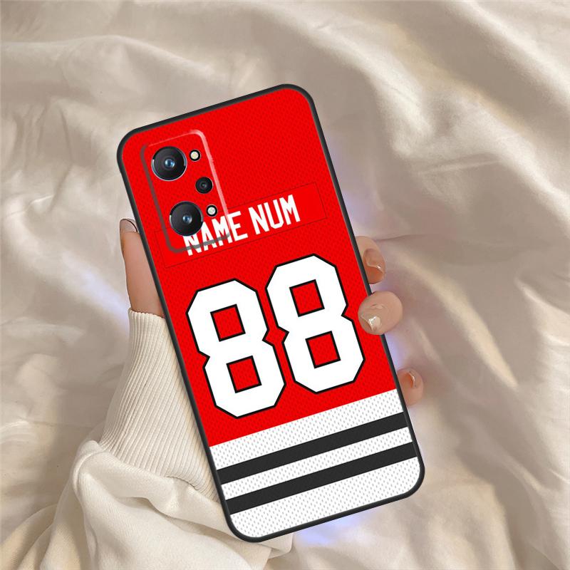 Ice Hockey Personalised Case For Realme C75 C67 C63 C55 C51 C61 C53 C35 C65 C71 11 12 13 14 Pro Plus GT6 GT7 15 Pro