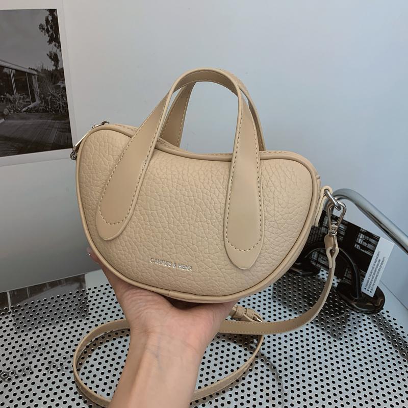 Summer PU Leather Tote Bucket Bags  Summer Fashion Versatile Zipper Crossbody Bag Lady Daily Out Shoulder Pack