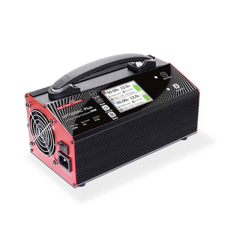 UP1200AC PLUS Dual Charger 2×600W 15A for 6–12S UAV Drone Batteries – Efficient and Safe Charging for Professionals and Hobbyists