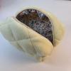 New Style Girly Macaron Cosmetic Bag: Large Capacity Plush Wash Bag