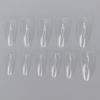 500pcs Transparent Nail Tip Professional Home Salon Portable DIY Fake False Nail Set Accessory for Women
