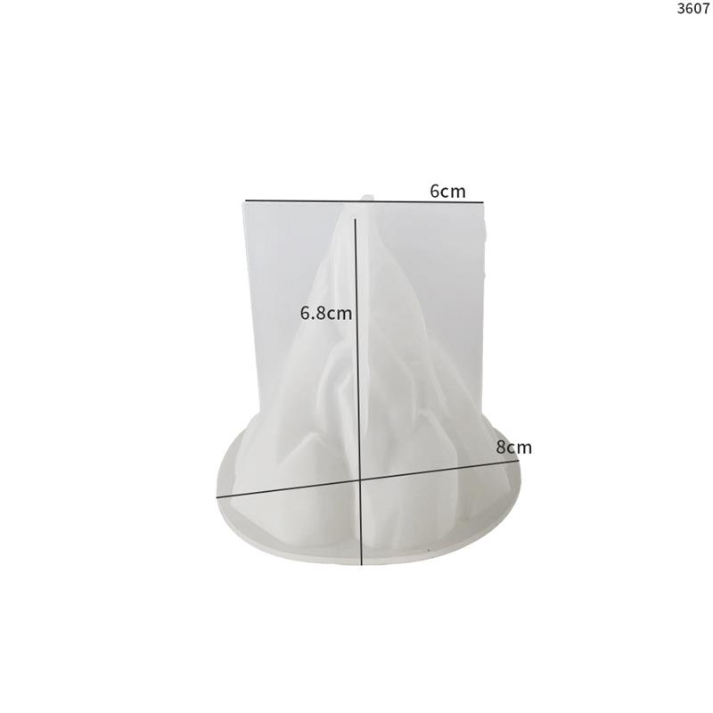 Snowy Mountain Silicone Mold DIY Candle Mold Candle Making Epoxy Resin Beverage Ice Cubes Gypsum Choccy Mould Craft Home Decor