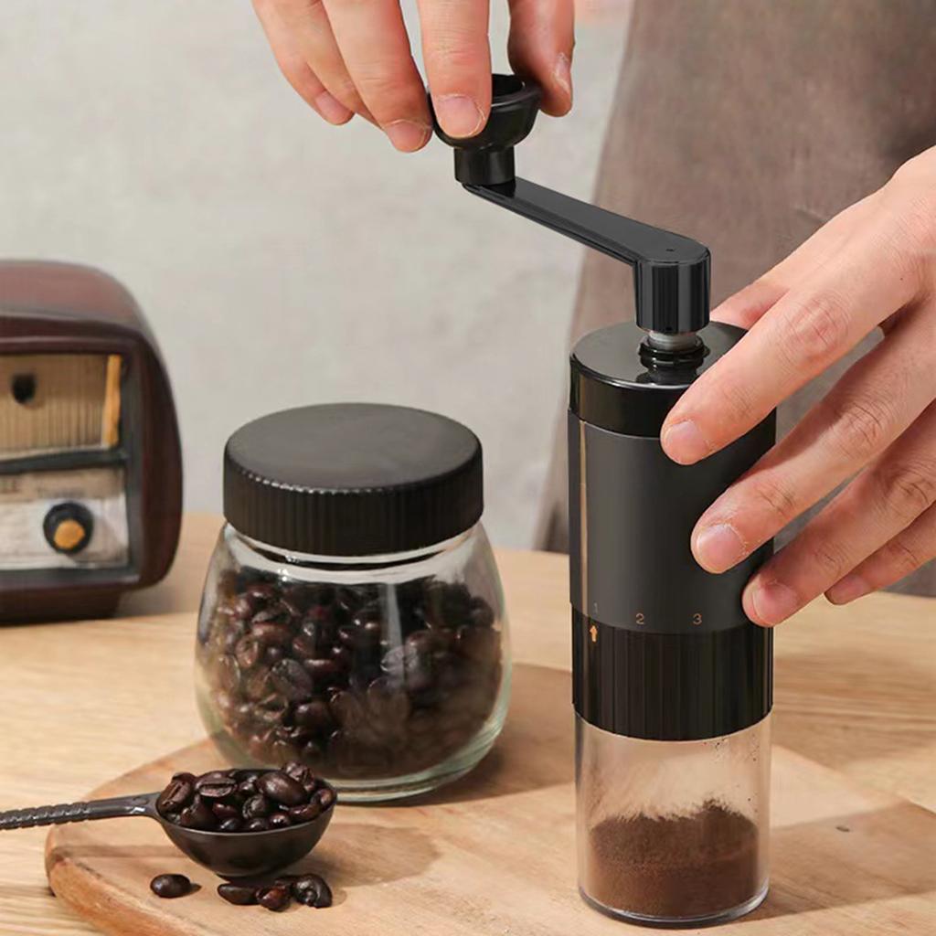 Hand-Cranked Coffee Grinder Adjustable Manual Coffee Grinder Bean Grinding Coffee Machine for Coffee Beans Nuts Seeds Grain