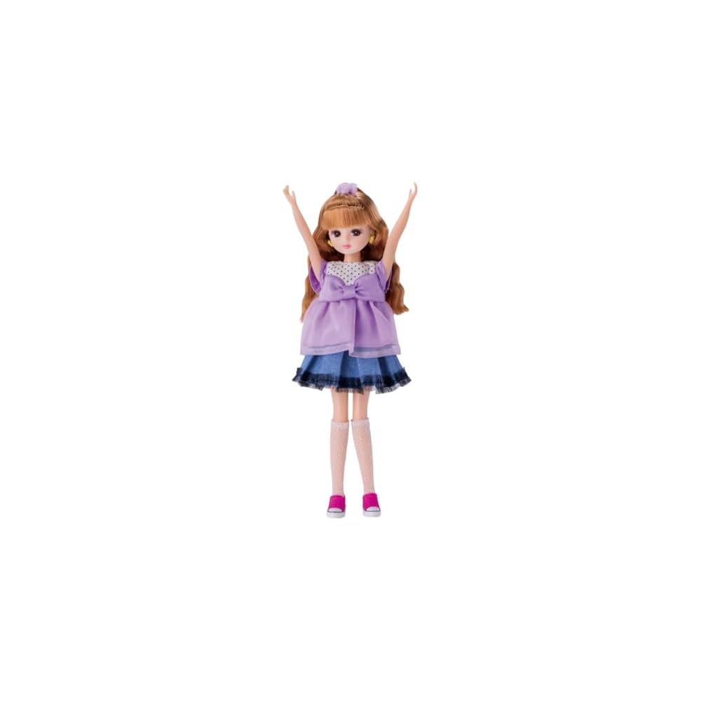 Takara Tomy Licca-chan Doll LD-04 Everyday Style Dress-Up Toy for Kids Age 3 and Up