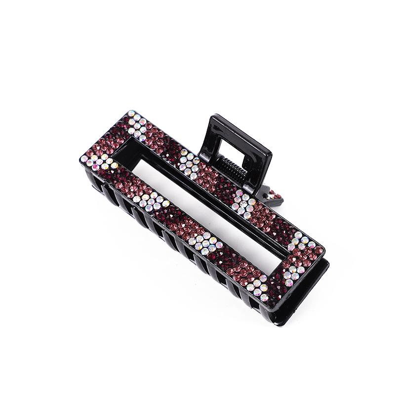 Elegant Rhinestone Diamond-Studded Shark Clip for Women