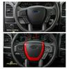 Red Steering Wheel Moulding Frame Trim Cover for 2015- Ford F150 Accessories