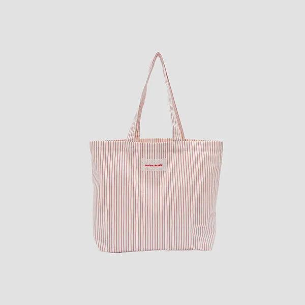 MAISON DE ROLA STRIPE BAG RED