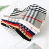 Damen Imitat Kaschmir Warmer Schal Winter Herren Schal Kariertes Design Unisex Strickwaren Schal