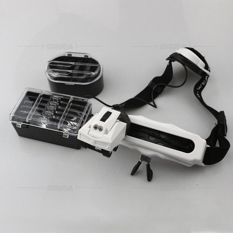 Head-Mounted LED Magnifier