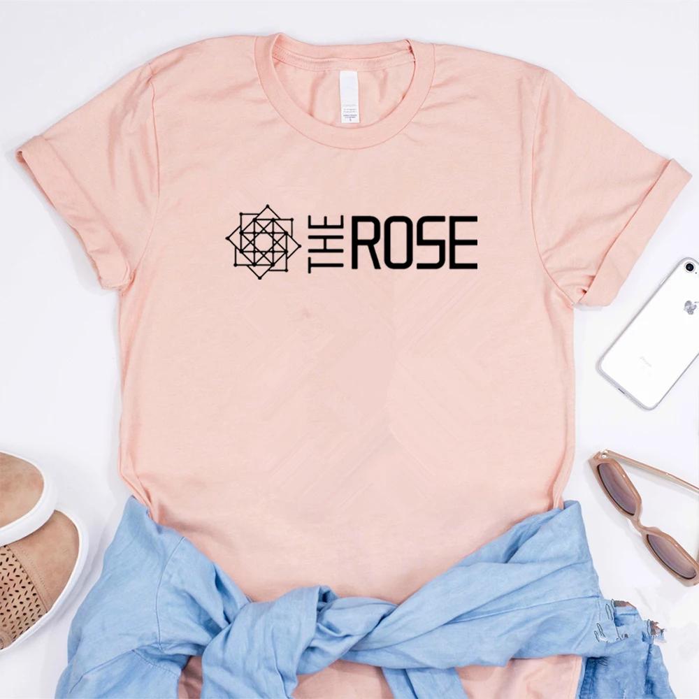 La T-shirt Kpop Rose Estetica Magliette KPOP Back To Me Maglietta Top Gruppo Coreano Donna Maniche Corte Top Regalo per i Fan