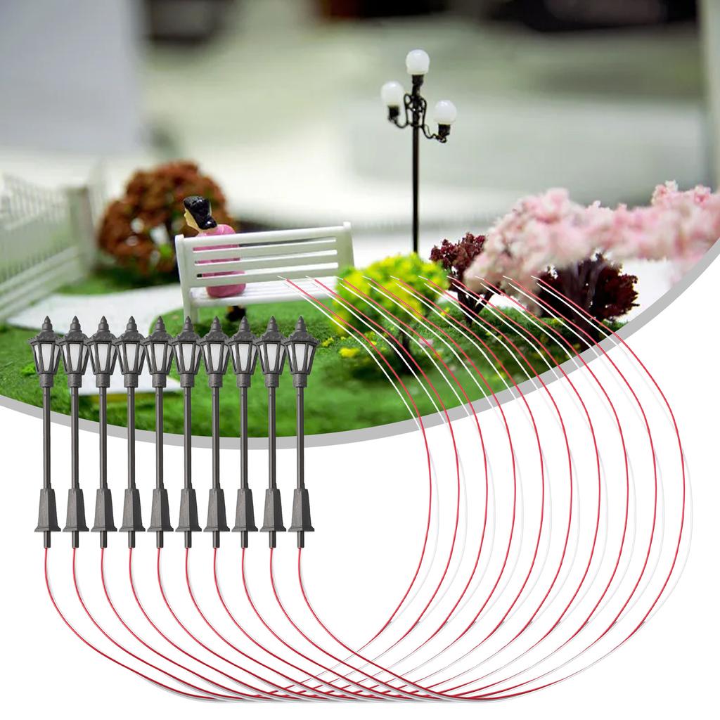 For TT Compatible LED Street Lamp Lighting for Enhanced Model Railways