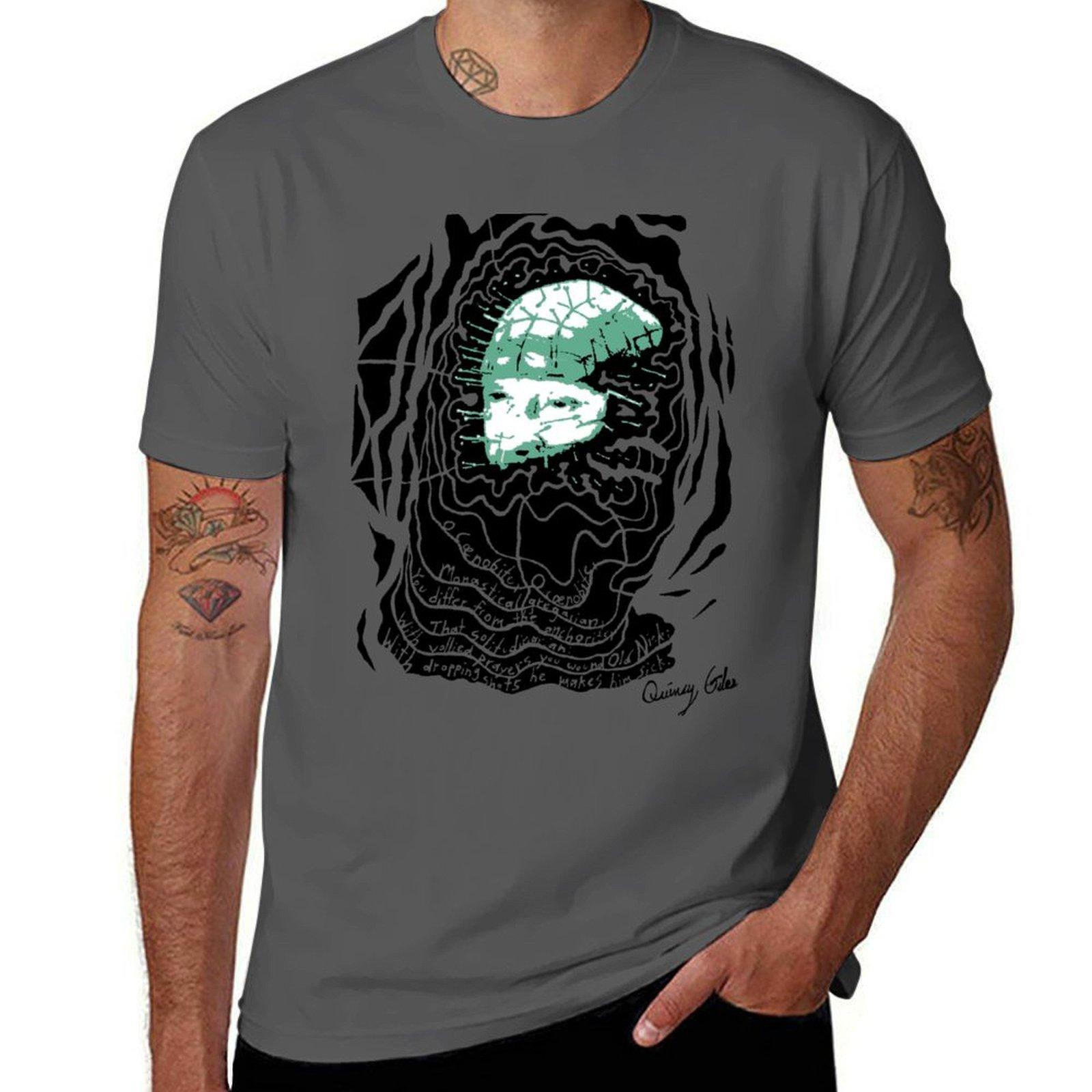 

Cenobite T-Shirt mens graphic t shirts man t shirt luxury T-Shirt 4XL