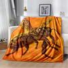 3D Honey Bee Insect Cartoon Soft Plush Blanket,Flannel Blanket Throw Blanket for Living Room Bedroom Bed Sofa Picnic Cover Kids