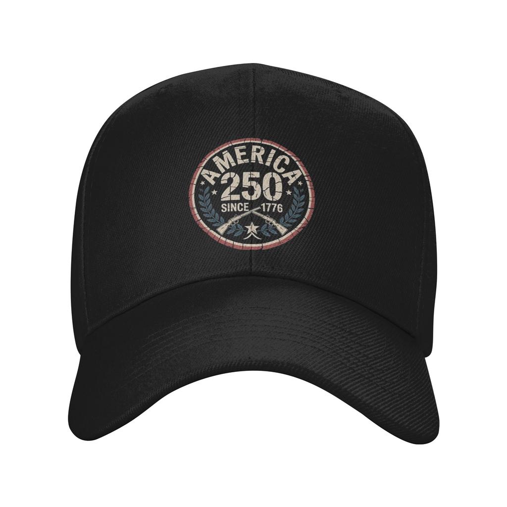 America  Year Anniversary  Cap Unisex Summer Wear  Snapback Cap Adjustable