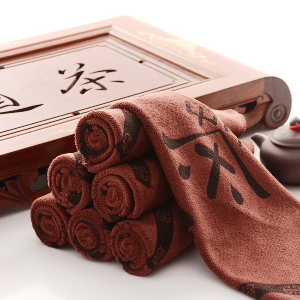 Strong Absorbent Small Square Towel Tea Set Furniture Kitchen Cleaning Hand Towel Blended Fabric Car Beauty Towel Bar Holiday