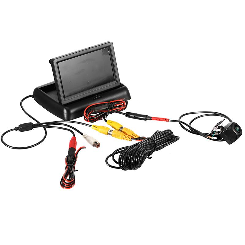 4,3-дюймовый складной HD AHD автомобильный монитор с камерой заднего вида