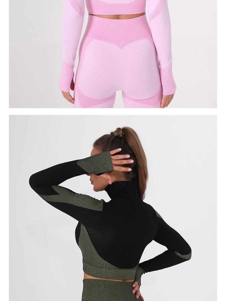 Women's Quick-Dry High-Waisted Slimming Yoga & Running Set