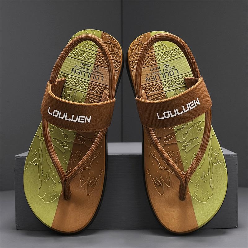 Summer New Men Sandals Fashion Casual Men Flat Sandals Beach Comfortable Flip-flops Water Sandals For Men Non-slip House Flats