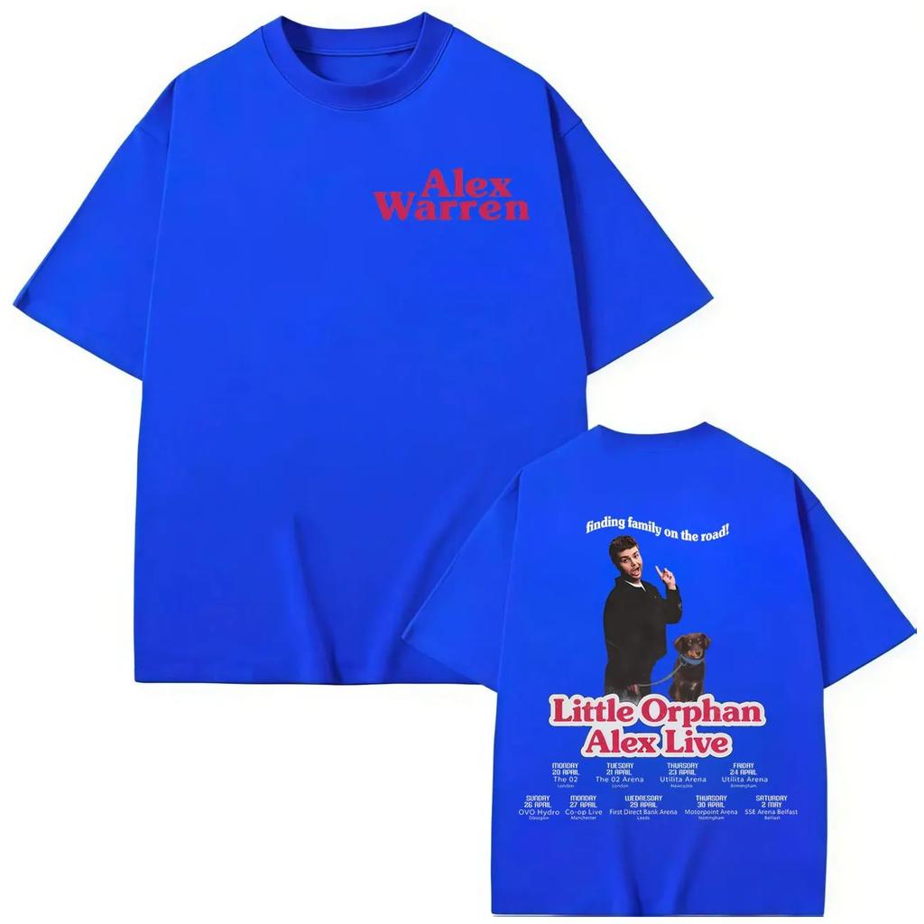Singer Alex Warren 2026 Tour TShirt Unisex High Quality Fashion Short Sleeve TShirt Summer Casual Loose Cotton TShirt