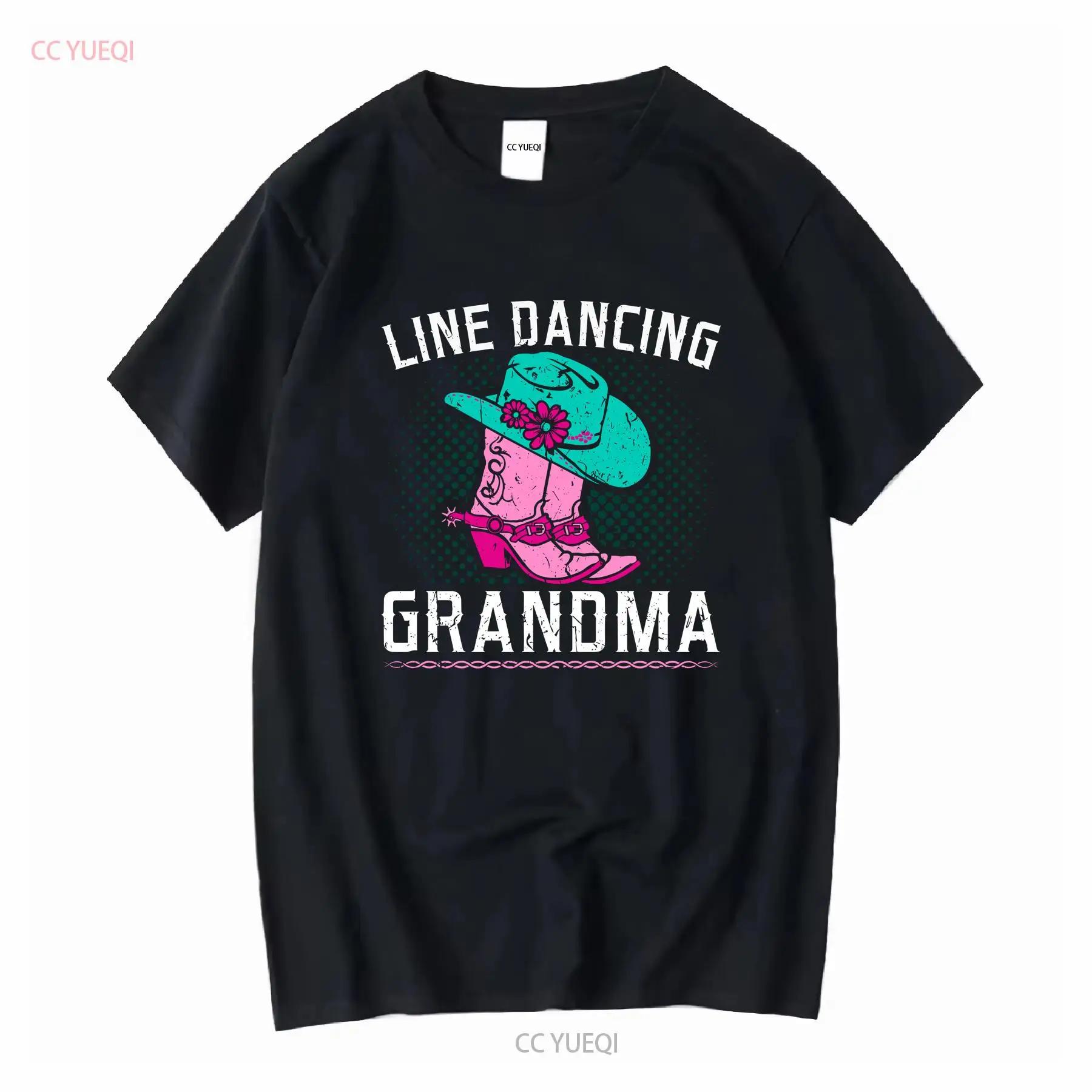 Line Dancing Grandma Country Western Music Dancer T Shirt Long or Short Sleeves Vintage Washed Stretched Fashion Graphic Casual S разноцветный