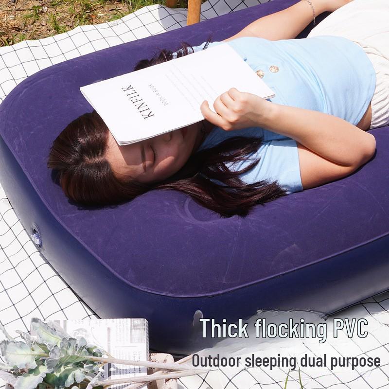 Stylish Modern PVC Inflatable Bed: Multipurpose for Home or Outdoor Leisure