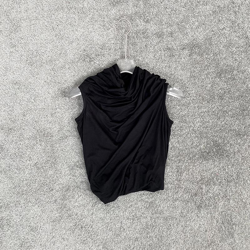 [Final Sale, No Refunds] 3D Rotating Cut Modal Elastic One-Shoulder Top - Sexy, Slim, Early Spring Collection