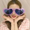 Funny Cute Oversized Heart Shape Glasses Photo Props Party Decorations Glasses Photobooth Supplies Birthday Party Gift 1PC
