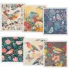 5/6Pcs Eco-Friendly Dishcloths Reusable Swedish Kitchen Dishcloths Super Absorbent Fast Drying Print Cleaning Dish Towels