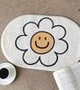 Simple Flower Pattern Carpet Comfortable And Warm Bedside Rug For Bedroom, Entrance Floor Mat, Home Decoration
