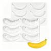 Stampi in Silicone a Forma di Banana per Mousse, Torta, Cioccolato, Gelato per Cottura e Preparazione di Dolci Design Flessibile Antiaderente