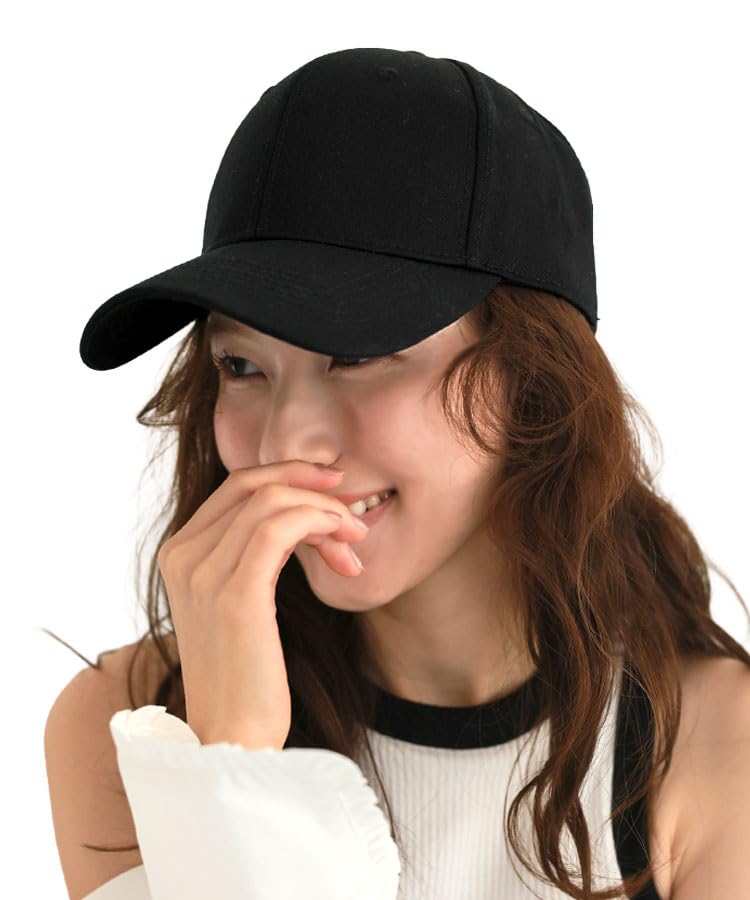 

Базовая однотонная хлопковая кепка DONOBAN для женщин, черная