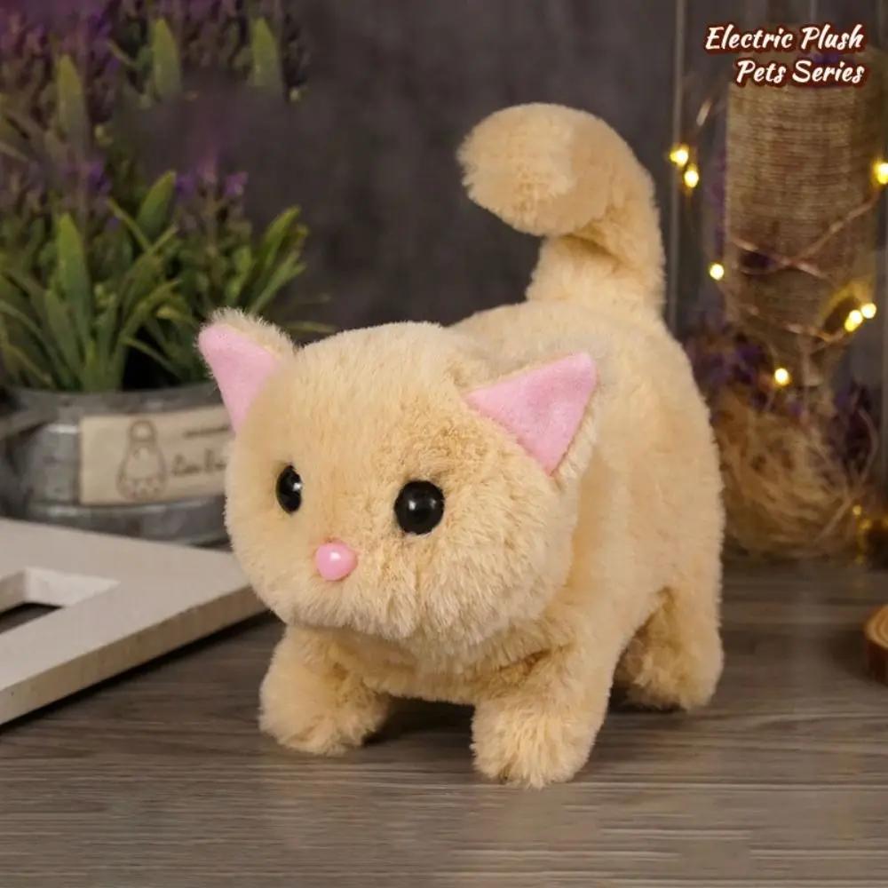 Simulated Robot Kitten Swinging Interactive Plush Toy Walking Makes You Happy Electric Pet Creative and Interesting Design