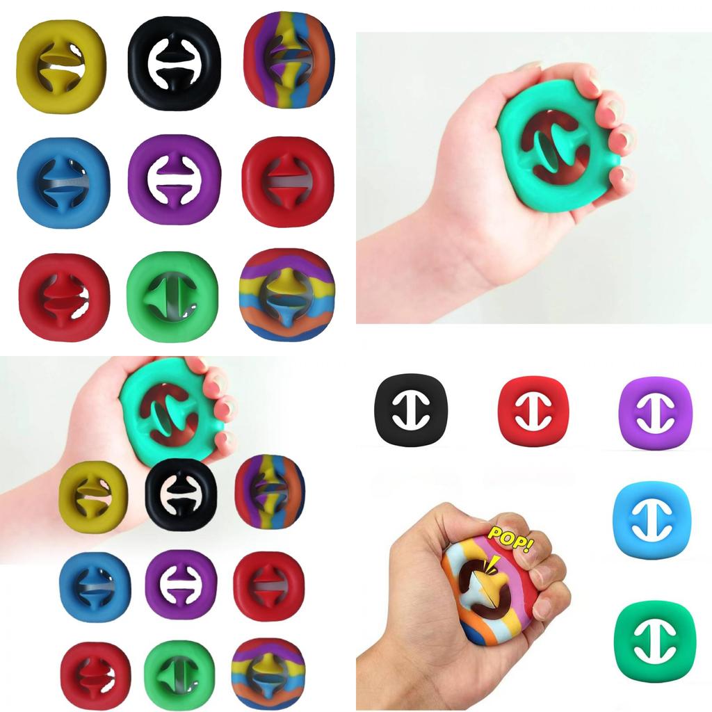 Durable Silicone Grip Strengthener By For Arm And Finger Training In Vibrant Colors