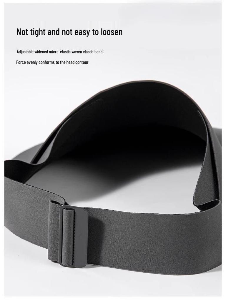 Women's Topless Seamless Anti-UV Visor Hat with Sun Mask - 2025 New Style