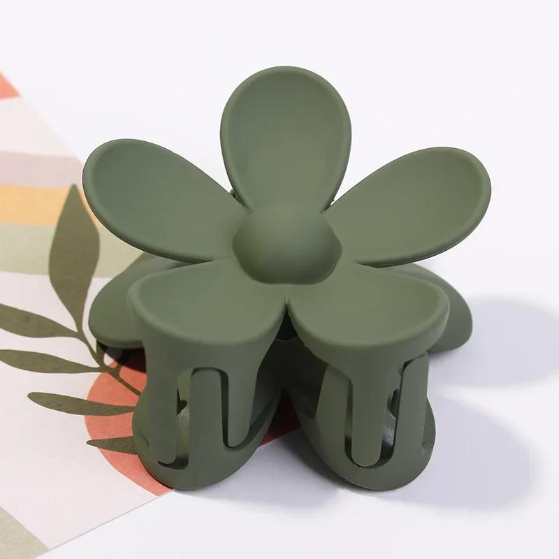 3.5cm 7cm Korea Flower Shape Hair Claw Clips Women Girls Ponytail Hairpin Barrette Headwear Accessories