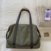 Canvas Duffel Bag Women's Large Capacity Tote Shoulder Bag Casual Travel Handbag