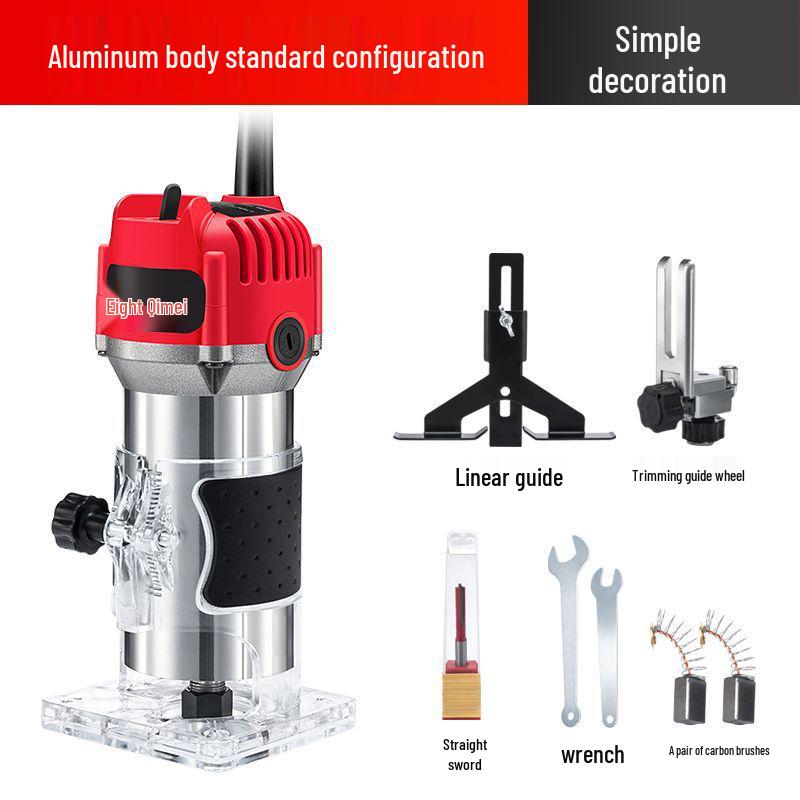 Industrial Grade Multifunctional Edge Trimmer Router for Woodworking and Engraving