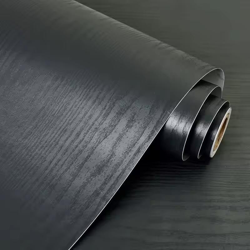 Faux Wood Grain Self-Adhesive Film For Furniture Refurbishment Transform Wardrobes Tabletops Old Doors And Cabinet Doors.