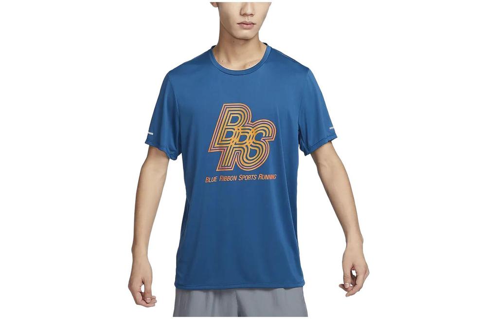 Nike Dri Fit Rise 365 Running Energy T Shirt Men's Blue FN3295-476
