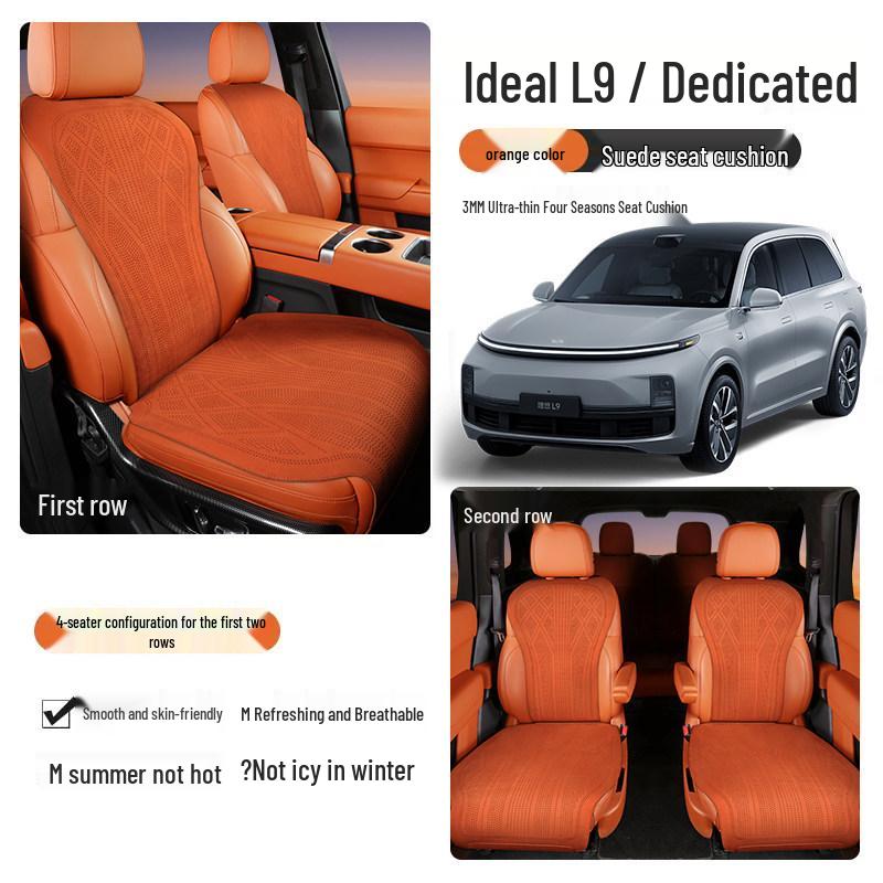 Li Auto L6-L9 Sitzkissen: Vier Jahreszeiten Universell, Atmungsaktive Auto-Innenraumabdeckungen für 25 Modelle.