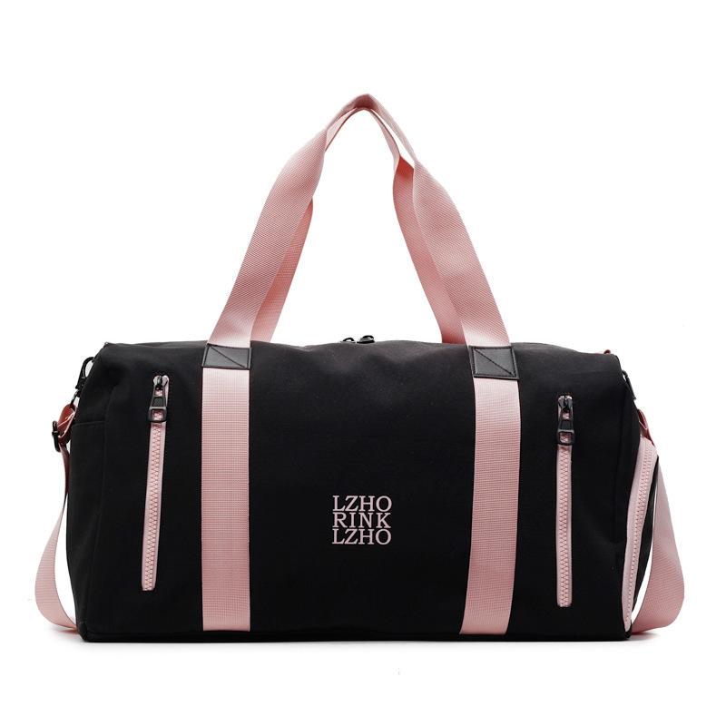 Travel bag Large capacity sports yoga bag Women's independent shoe compartment Fitness bag Business trip boarding bag