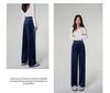 Spring Women's Retro Velvet Wide-Leg Pants - Loose, Casual, High-End, 400g