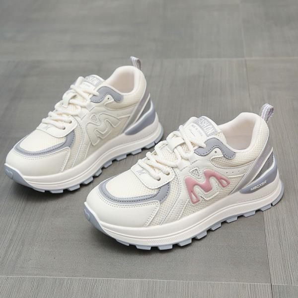 

Fashion Women s Sneakers Summer 2025 Tennis Female Woman-shoes Shoes On Platform New Trainers Casual Roses Mesh Thick Sole Leisure 35