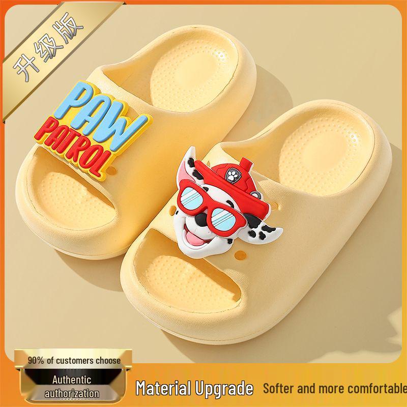 Dětské protiskluzové letní koupelnové pantofle Tlapková patrola pro chlapce a dívky