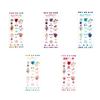 Acrylic Gem Face Stickers for Kids Colorful Rhinestone Self-Adhesive Gems for Girls Stage Performance