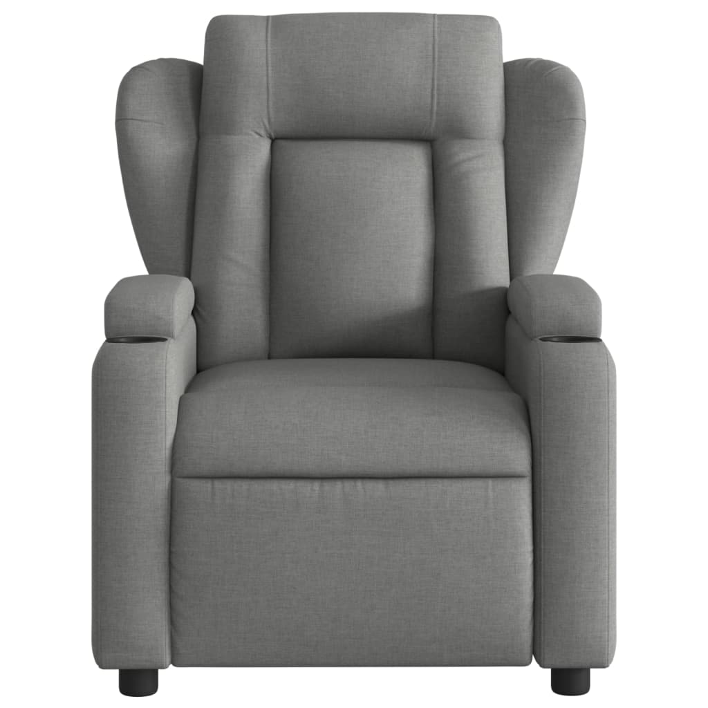 Relaxation Armchair Dark Grey Fabric
