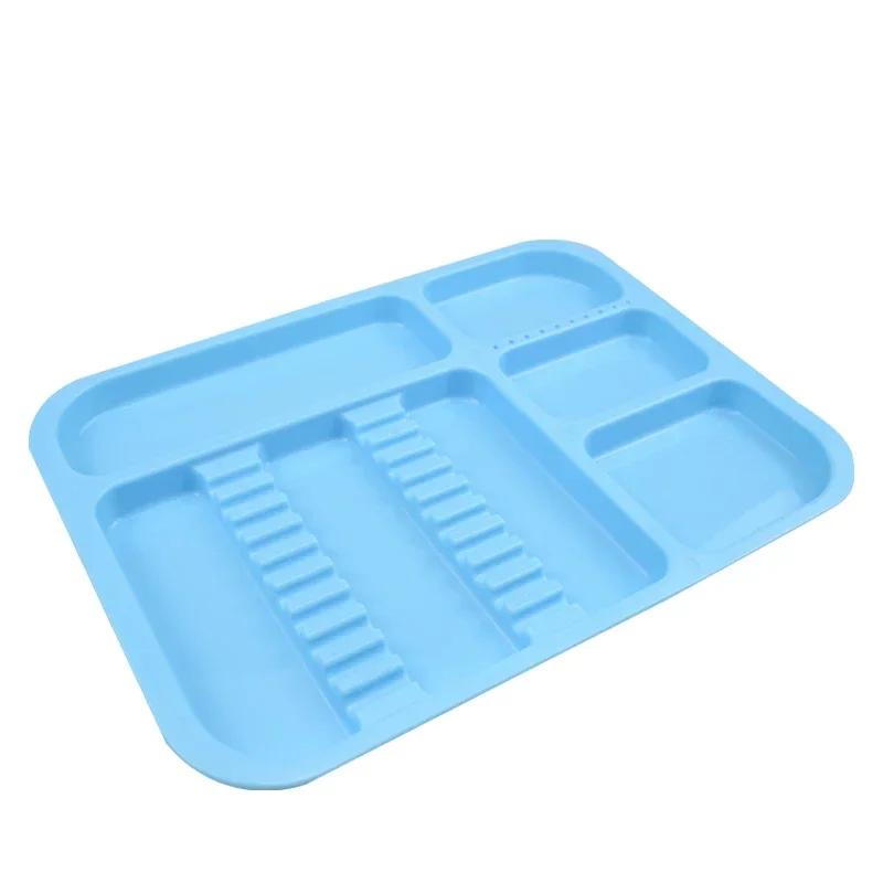 Dental Instruments Separate Tray Split Segregated Placed Trays Plastic Storage Tray Clinic Lab Equipment