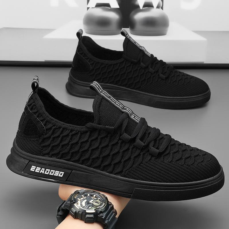 

Men s shoes 2025 new spring thin breathable fly-woven mesh board shoes men s casual sports low-top trendy shoes 45