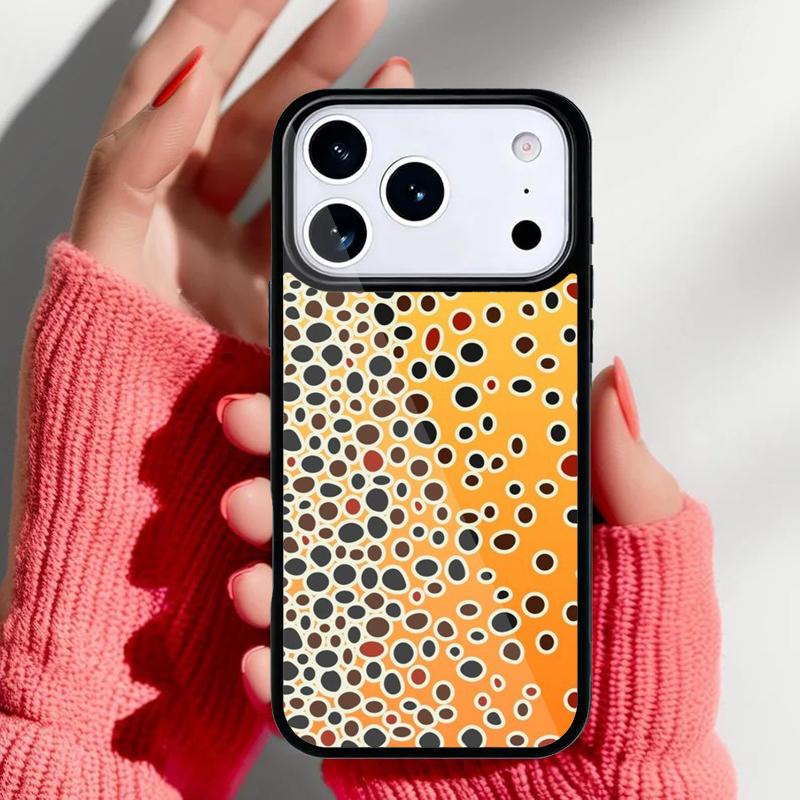 Rainbow Trout Fishing Skin Phone Case for iPhone 17 Air 16e 15 14 13 Pro Max Back Cover for 12 11 Pro Coque